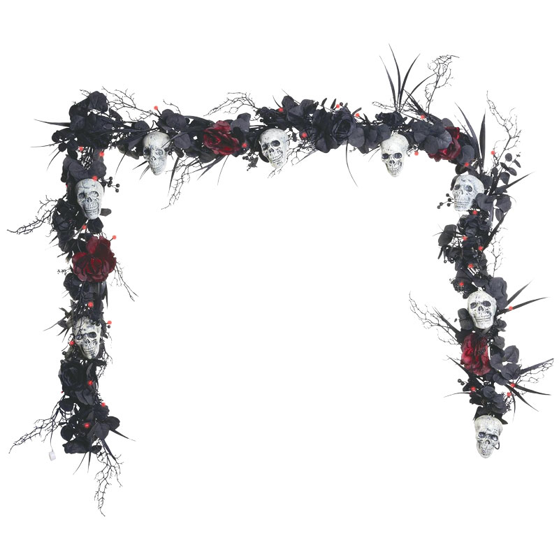 Celebrations® LED Skull Halloween Garland, 9'